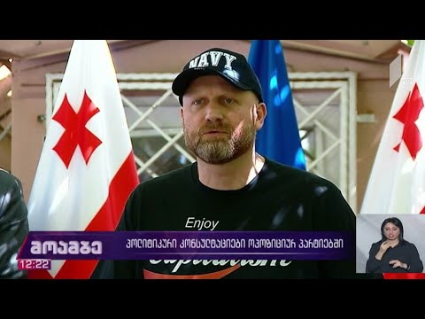 პოლიტიკური კონსულტაციები ოპოზიციურ პარტიებში