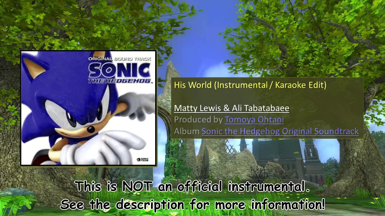 His world com. His World Sonic 2006. Sonic his World. Соник открытый мир. Sonic the Hedgehog 2006 OST.