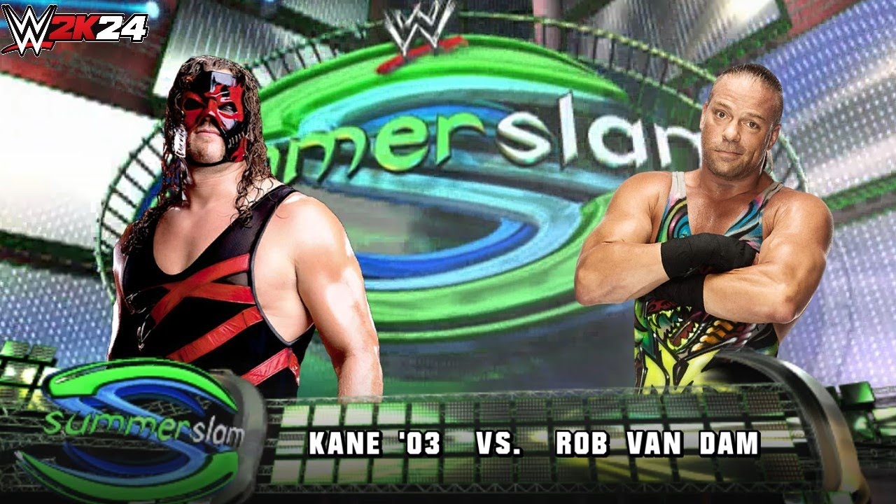 Full Match - Kane '03 vs Rob Van Dam: SummerSlam|WWE 2K24 - YouTube