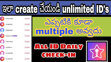 How to create unlimited starmaker ID