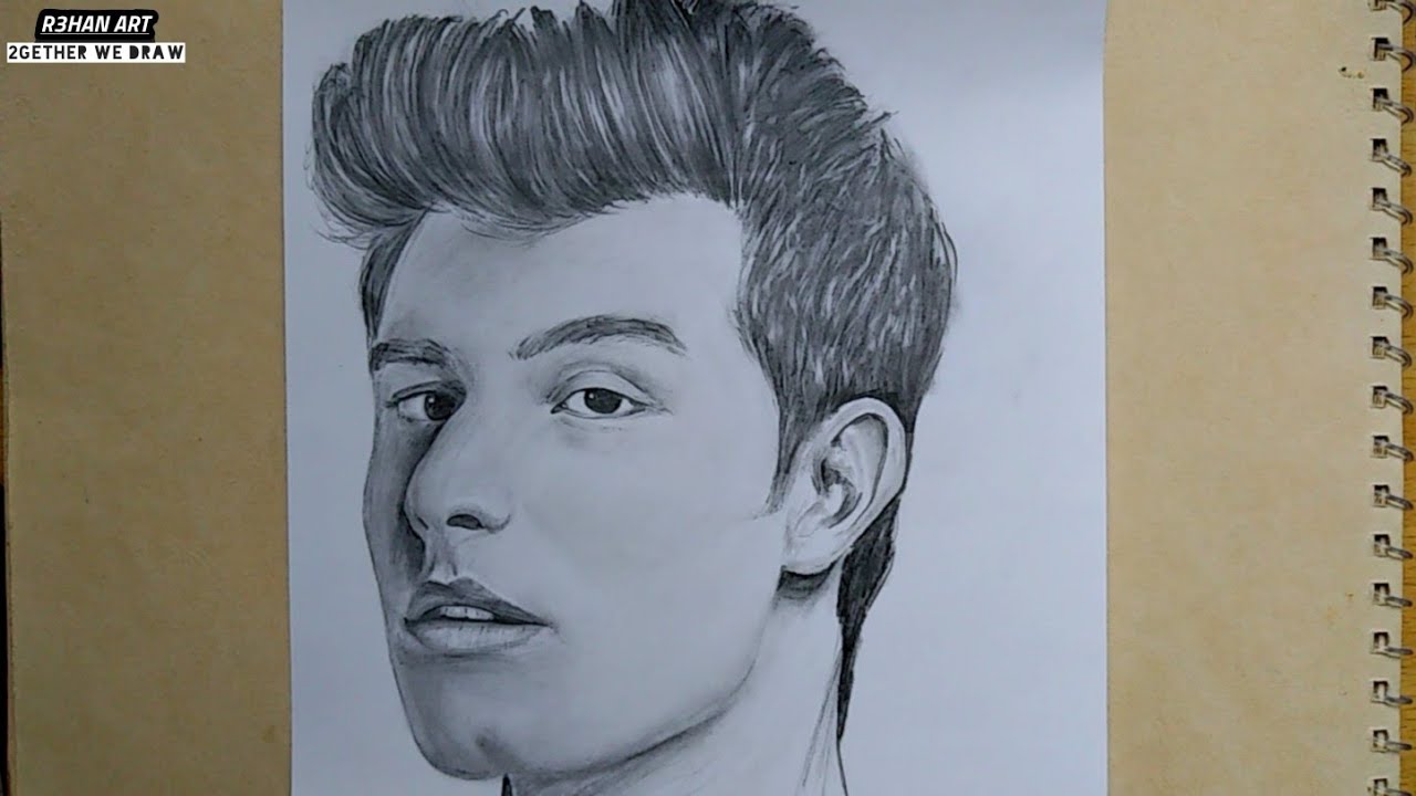 How to draw Shawn Mendes || Semi Realistic Sketch - YouTube