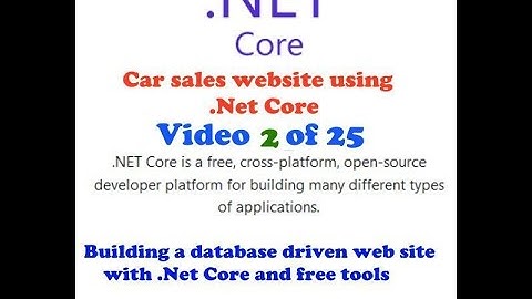 .NET Core Introductory course Video 2 of 25 . • Basics of MVC Controllers and View files