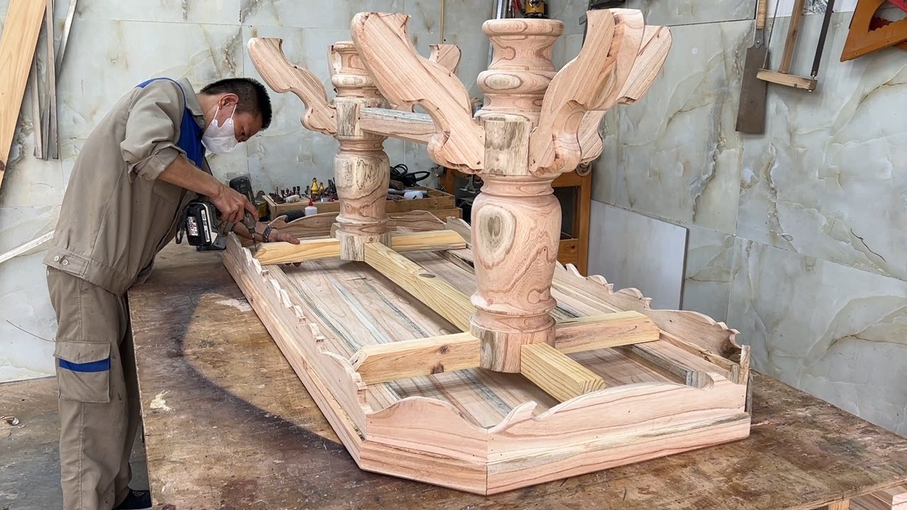 Dining Table Design | Wooden Dining Table | Woodworking Crafts Hands Always Creative Wonderful