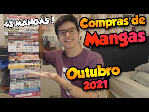 43 MANGÁS COM 25% OFF! - COMPRAS DE MANGÁS OUTUBRO/2021