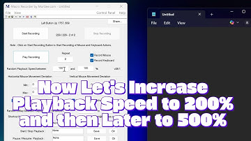 Macro Recorder to Record and Playback Mouse & Keyboard Actions on Windows