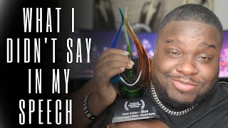 WHAT I DIDN'T SAY IN MY SPEECH | EDFC Best Actor 2026