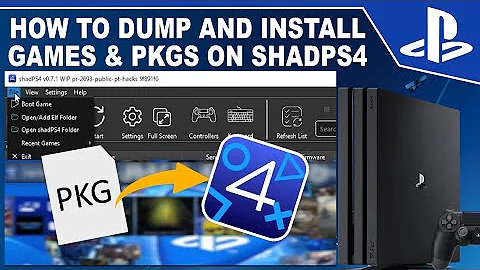 ShadPS4 PKG installation Tutorial, How to dump & install Games/Fpkgs