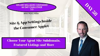 KW 66 5.0 Day 58 - Site and App Settings Inside the Consumer Applet screenshot 2