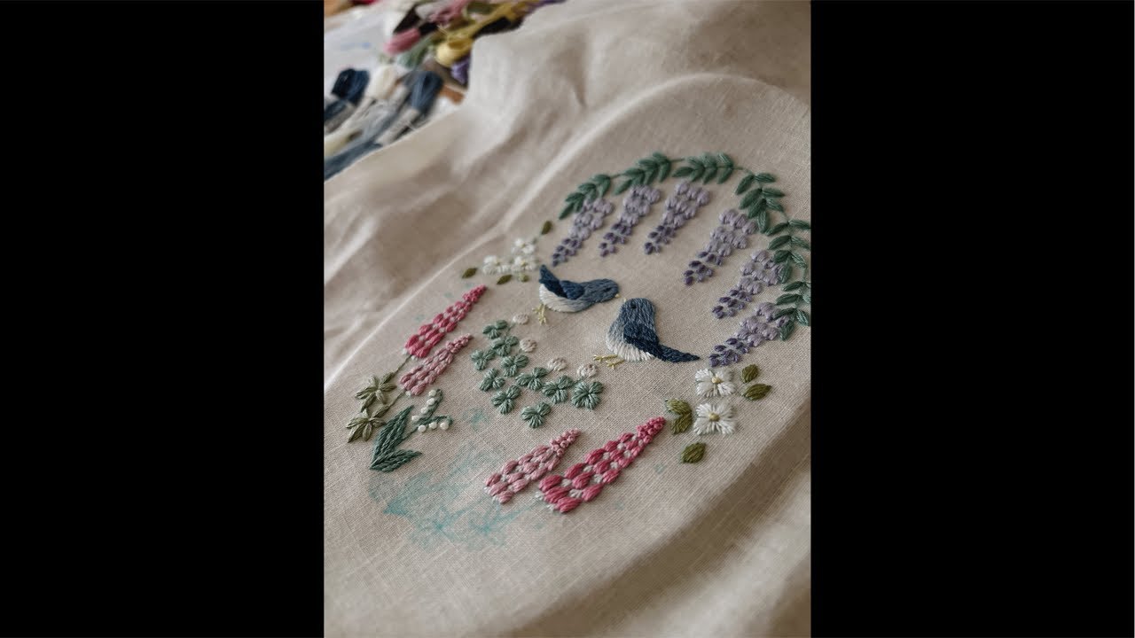 【個展制作】スズランと仕上げ刺繍の回🪡刺繍のアトリエ〔優しいitonomoriの時間〕 がライブ配信中！