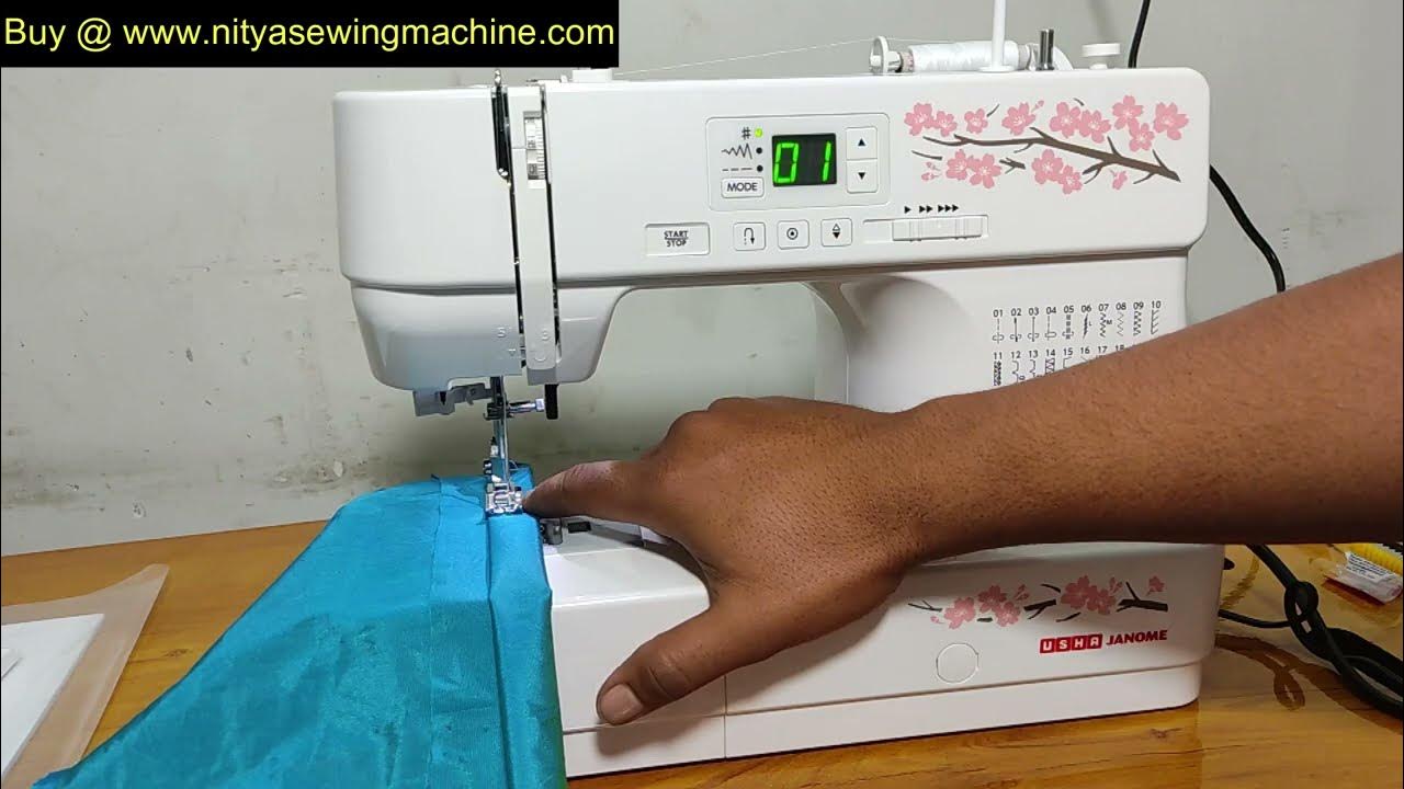 Unboxing & Demo Usha Janome Sew Magic Computerized Sewing Machine with