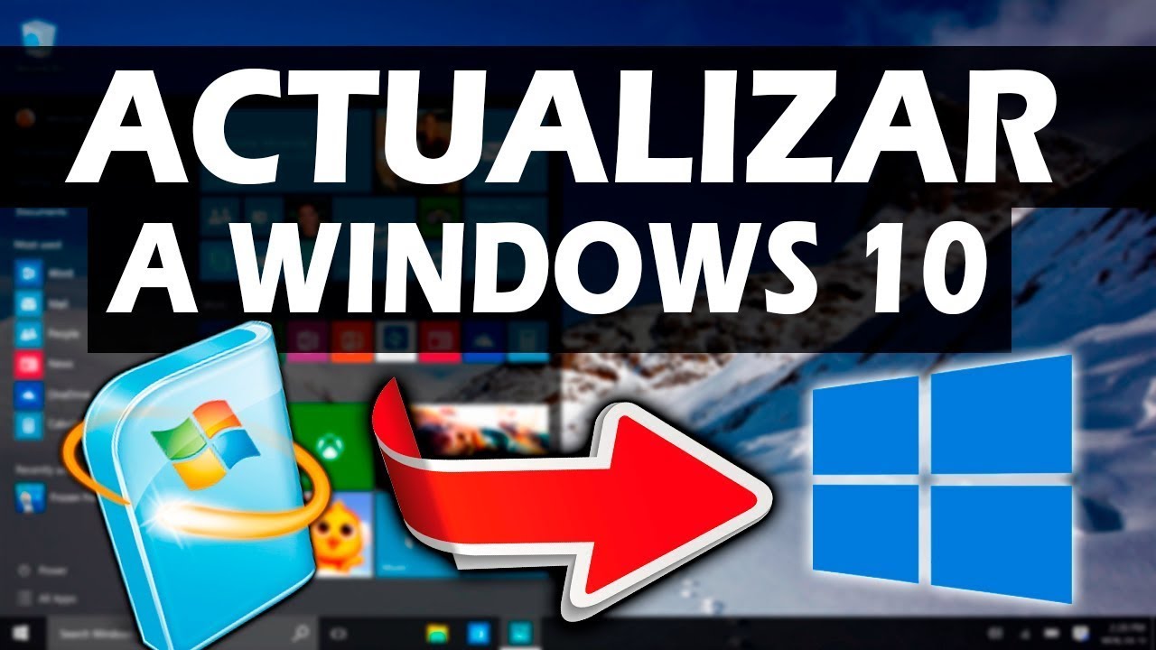 Actualizar de Windows 8 a Windows 10 YouTube