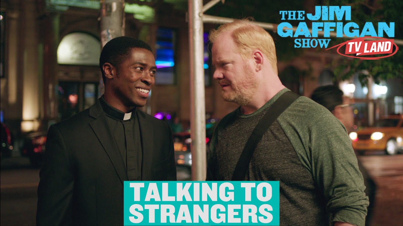 The Jim Gaffigan Show: Talking To Strangers - YouTube