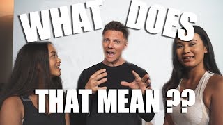 CRAZY AUSTRALIAN SLANG - POP UP DAY #1