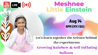 LIVE science experiment PROMO |  Meshnee Little Einstein