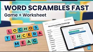 Word Scramble Generator: Fast ESL Puzzles