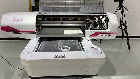 How to setup the spurt position of a1 format uv printer NC-UV0609XIII?