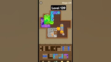 Block puzzle level 139 #short #ytshorts #blockpuzzle #cartoonvideo #shorts