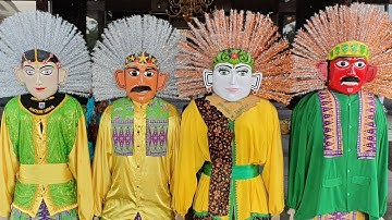 Ondel ondel betawi sanggar bintang saroja - ondel2 joget di Taman mini, bag_4