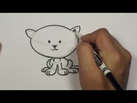 How to Draw a Cartoon Kitten | MAT