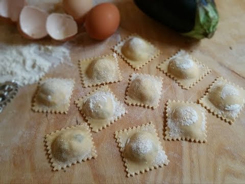 Ravioli di melanzane, Ricetta della nonna