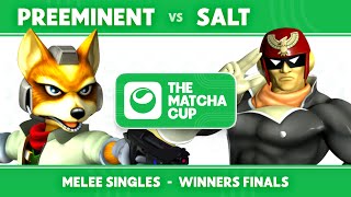 🍵Matcha Cup: East Coast | Preeminent (Fox) vs Salt (Falcon) | SSBM Melee Winners Finals