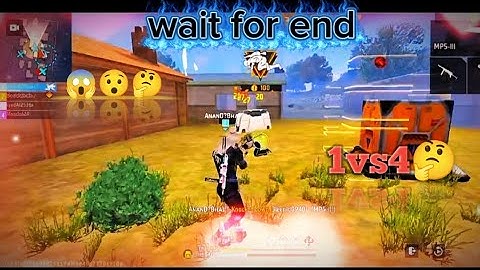 Wait for end 😯🔚..1vs4 #freefireclips viral gameplay trending video 📸