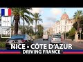 NICE, Côte d'Azur 🇫🇷 Driving Tour Méditerranée [Driving France] 4K