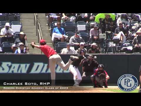 Charlee Soto Prospect Video, RHP, Reborn Christian Academy Class of 2023 AC Games CF