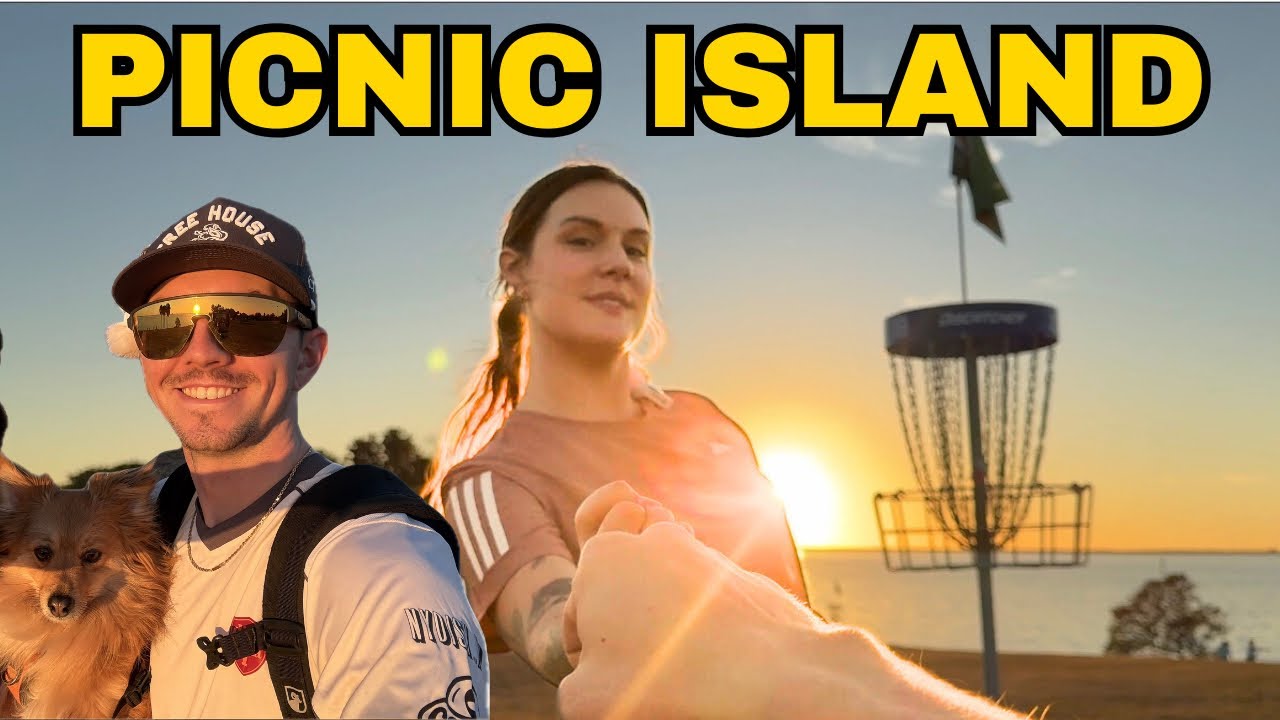DISC GOLF ON THE BEACH!?! (Picnic Island)