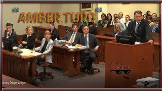 Johnny Depp&#39;s Lawyer: &quot;Amber Turd&quot;! Court Laughs