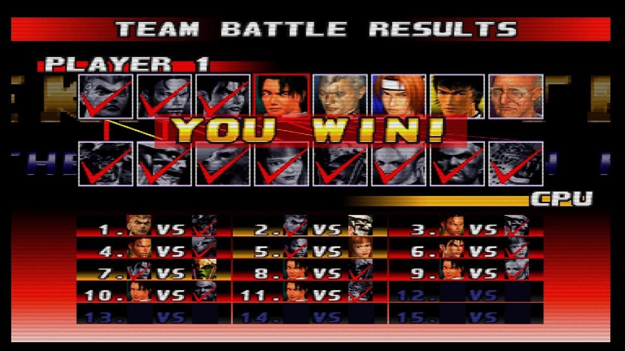 Team Battle Mode Part 39 - Tekken 3 PS 5 Gameplay