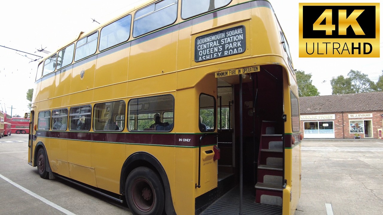 Trolleybus Museum At Sandtoft BUS RIDE - Worlds Largest Collection Of Electric Trolleybuses UK #bus