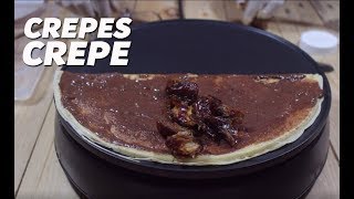 Dates Crepes - How to make Dates Crepes at HOME - Nutella Crepes with Dates
