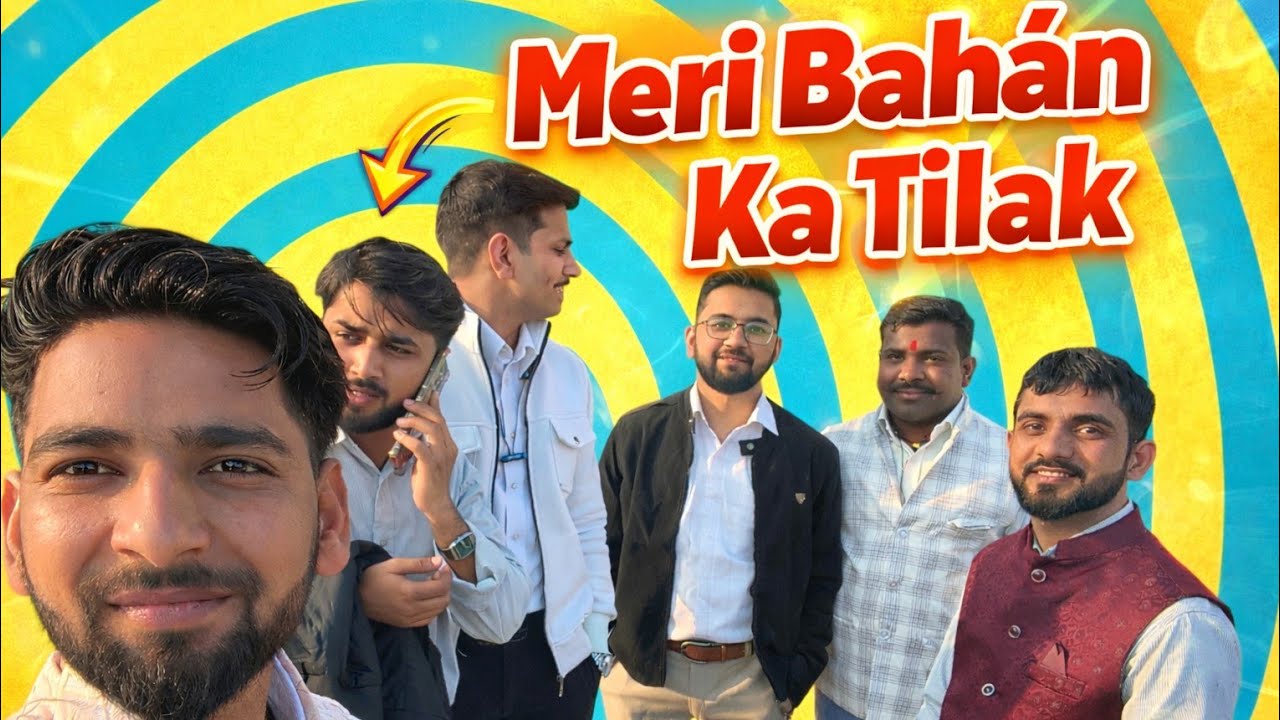 Bahan Ka Tilak 💛 | Dosto Ke Saath Dance, Khana & Full Masti Vlog 😍|@AjayTrivedivlogs11 