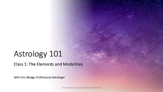 Information Astrology 101 Class 1 Preview Update