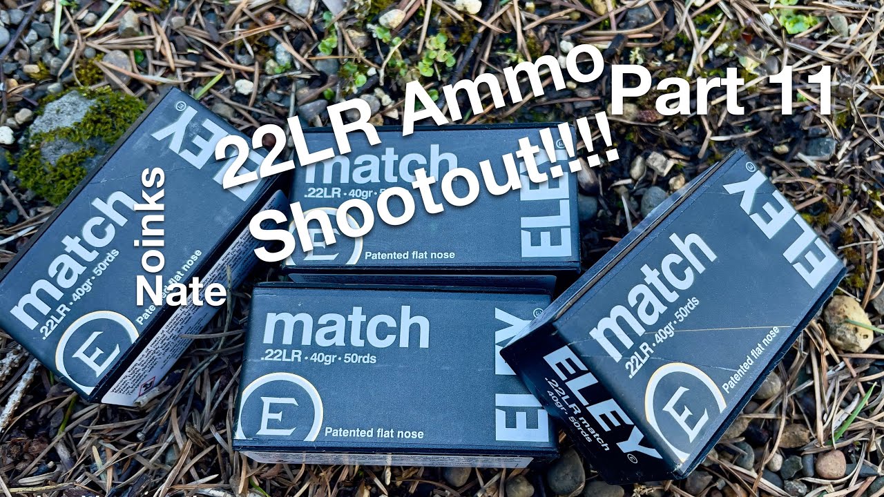 22LR Ammo Test Part 11: Eley Match #czusa #ammunition #targetshooting ...