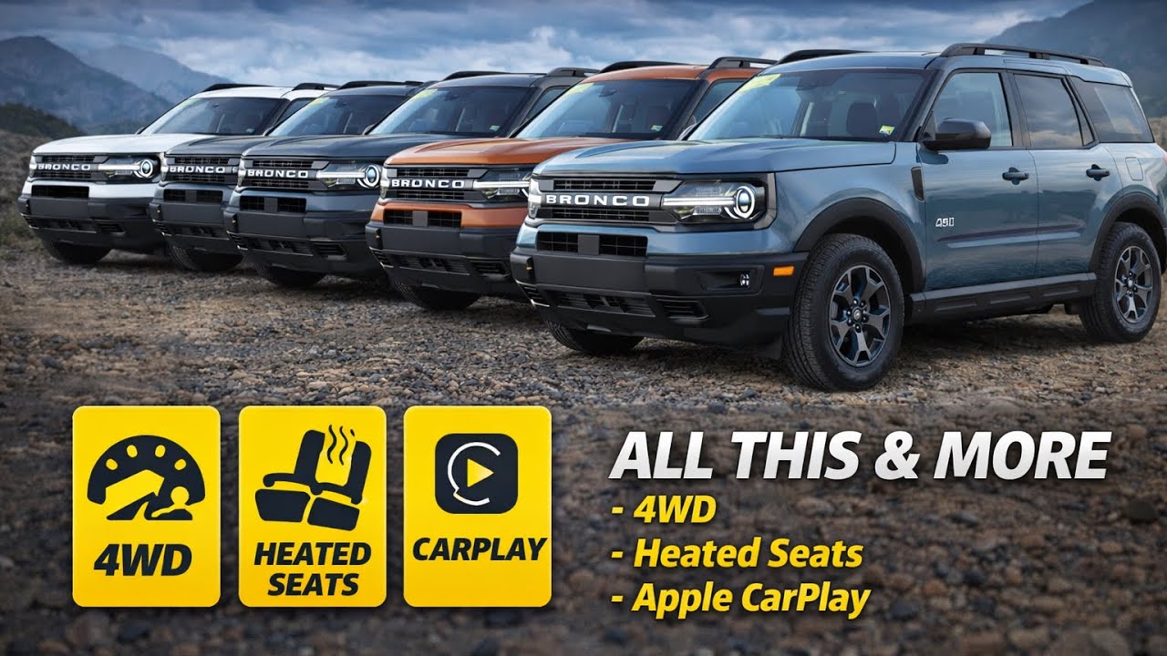 We Just Got a TON of 2025 Bronco Sports | All Trims & Colors