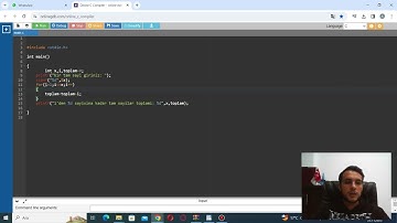 AHMET TALHA SELEN, C PROGRAMLAMA DİLİ ÖDEV4: FOR DÖNGÜSÜ İLE SAYILARIN TOPLAMI