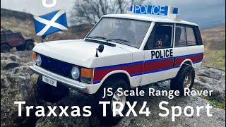 Traxxas TRX4 Sport , JS Scale Range Rover ‘ Highland Beat’