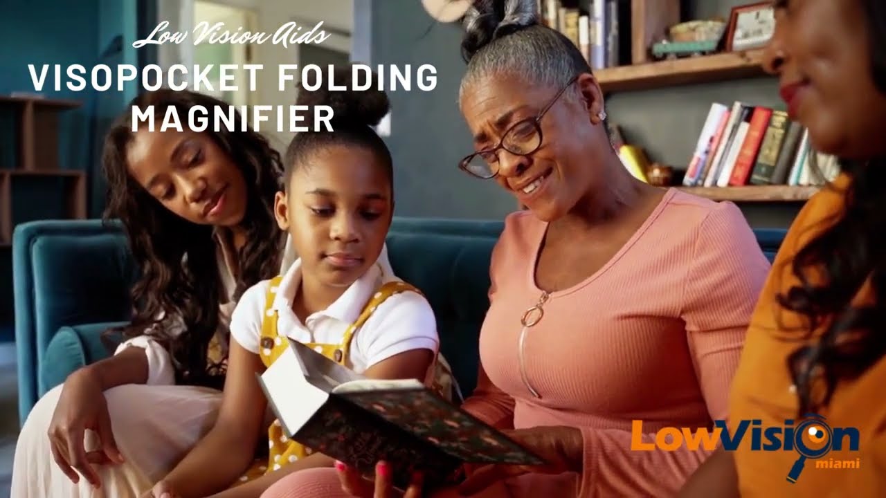 VisoPOCKET Folding Magnifierby Eschenbach Optik Germany | Low Vision Miami