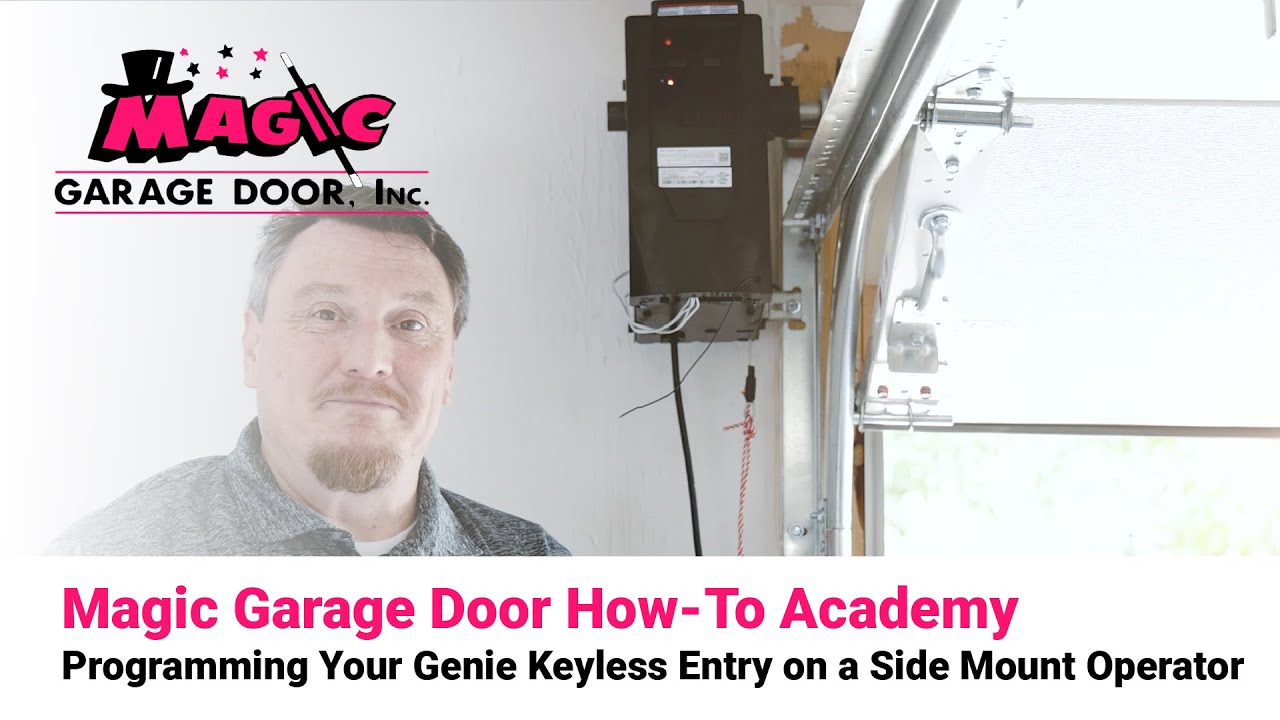 MGD - Programming Your Genie Keyless Entry on a Side Mount Operator