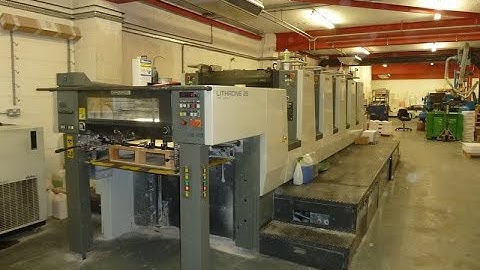 Used Komori Lithrone NL 528 five colour offset for sale   Gab Supplies Ltd   2005 part I