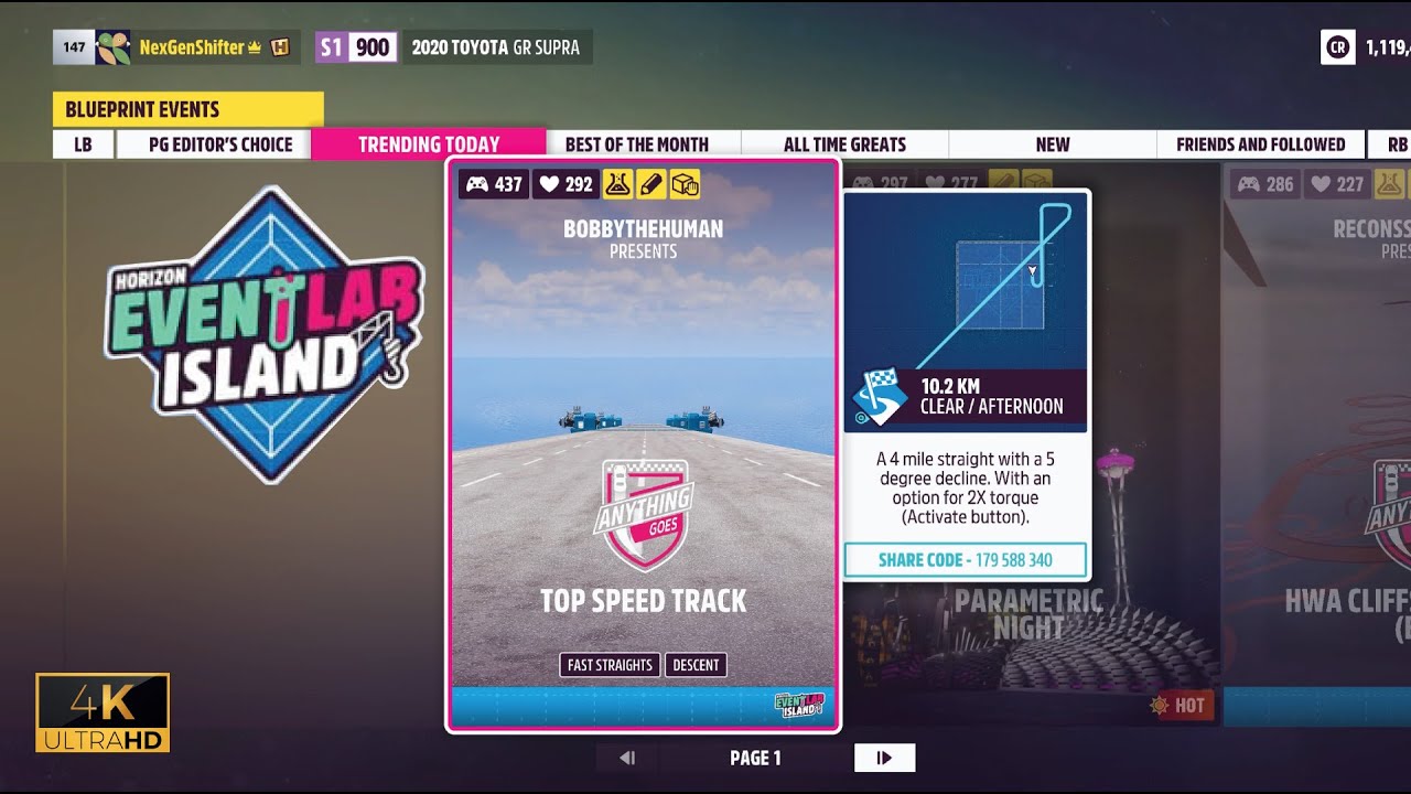 EventLab 2.0 Koenigsegg Jesko Top Speed Track | Forza Horizon 5 Gameplay