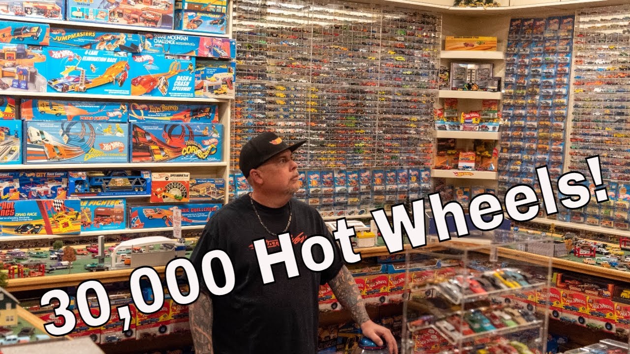 30,000 Hot Wheels! Cory Scott's Texas-sized Hot Wheels collection and his Hot  Wheels room - YouTube