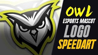 Owl eSports Mascot | SPEEDART | by Bruno Studios