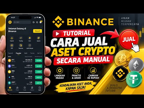 CARA JUAL ASET CRYPTO DI BINANCE SECARA MANUAL | TUTORIAL LENGKAP UNTUK PEMULA