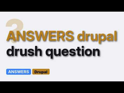 Drupal: Installing Drush on Mac OS 10.13 (High Sierra)