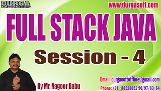 Celebrity FULL STACK JAVA tutorials || Session - 4 || by Mr. Nagoor Babu On 30-08-2023 @8:30AM IST Profile