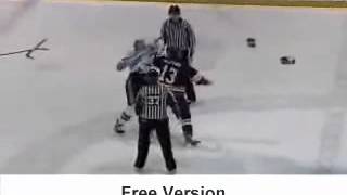 Hockeyfighters.cz  Rob Flick vs Kyle Clifford.wmv