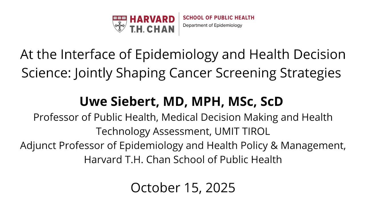 At the interface of epidemiology and health decision science jointly shaping cancer screening strategies
